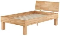 ERST-HOLZ Bettgestell Hohes Seniorenbett 120 x 220 cm Einzelbett in &Uuml;berl&auml;nge...