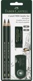 Faber-Castell Drehkugelschreiber FABER-CASTELL Schreib Set Castell 9000 Jumbo...