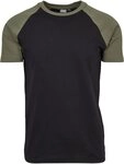 URBAN CLASSICS Rundhalsshirt Raglan Contrast Tee Herren T-Shirt