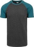 URBAN CLASSICS Rundhalsshirt Raglan Contrast Tee Herren T-Shirt