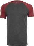 URBAN CLASSICS Rundhalsshirt Raglan Contrast Tee Herren T-Shirt
