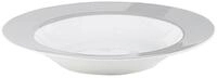 Ritzenhoff & Breker Suppenteller Doppio Teller tief 270 ml Porzellan grau