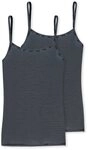 Schiesser Unterhemd Modal Essentials (2er Pack) Single Jersey, schmale Tr&auml;ger, feine