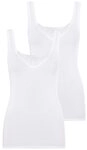 Schiesser Unterhemd Cotton Essentials (2er-Pack) mit zwei unterschiedlichen