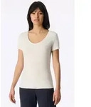 Schiesser T-Shirt Natursch&ouml;nheit mit V-Ausschnitt, kurzem Arm,...