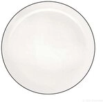ASA SELECTION Speiseteller Essteller 27 cm &Agrave; table ligne noire