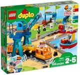 LEGO&reg; LEGO&reg; Duplo 10875 G&uuml;terzug Konstruktionsspielsteine, (105 St)