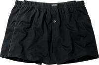CECEBA Boxershorts Bio Herren-Boxershorts 2er-Pack Single-Jersey Uni