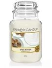 Yankee Candle Duftkerze Yankee Candle Shea Butter Duftkerze Gro&szlig; Glas Brenndauer bis