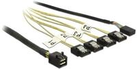 Delock DeLOCK Adapterkabel Mini SAS HD SFF-8643 > 4x SATA Computer-Kabel