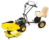 BAMATO Benzinrasenm&auml;her GS-875 + SEAT, 64 cm Schnittbreite, Hochgrasm&auml;her,