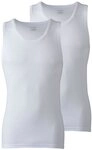 Jockey Unterhemd Modern Classic (2er Pack) mit Rundhalsausschnitt, bequeme...