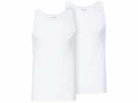 Jockey Unterhemd Cotton+ (2-St) klassisch für jeden Tag, weiß