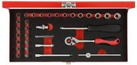 Gedore Red Steckschl&uuml;ssel R49004033 Steckschl&uuml;ssel-Satz 1/4" 4-13mm 32-teilig