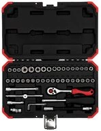 Gedore Red Steckschl&uuml;ssel R49003046 Steckschl&uuml;ssel-Satz 1/4" 4-14mm 46-teilig