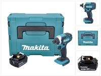Makita Akku-Schlagschrauber DTD 152 F1J Akku Schlagschrauber 18V 165Nm + 1x Akku