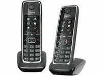 Gigaset GIGASET C530HX Duo schwarz DECT Mobilteile Schnurloses DECT-Telefon
