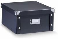 Zeller Aufbewahrungsbox Aufbewahrungsbox 9,6 l schwarz 26,0 x 31,0 x 14,0 cm
