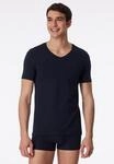 T-Shirt SCHIESSER "Long Life Soft", Herren, Gr. 4, schwarz (001, schwarz), Single