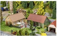 Faller Modelleisenbahn-Geb&auml;ude H0 2er-Set Dorfh&auml;user 130607