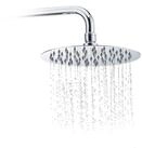 relaxdays Regenduschkopf Duschkopf Regendusche rund, 200 mm