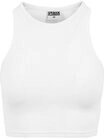 URBAN CLASSICS Muskelshirt Urban Classics Damen Ladies Cropped Rib Top (1-tlg)