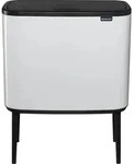 Brabantia M&uuml;lltrennsystem M&uuml;lleimer Bo Touch Bin weiss, 11 + 23 L