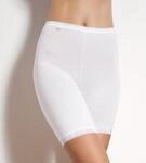 Lange Unterhose SLOGGI "Basic+", Damen, Gr. 52, wei&szlig;, Single Jersey, Obermaterial: