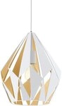 EGLO Pendelleuchte CARLTON 1, ohne Leuchtmittel, Vintage Pendellampe, 1 flammig,