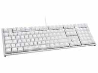 Ducky ONE 2 White Edition PBT Gaming Tastatur, MX-Black, weiße LED - weiß