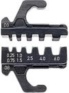 Knipex Crimpzange KNIPEX 97 39 08 Crimpeinsatz f&uuml;r isolierte + unisolierte