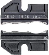 Knipex Crimpzange Crimpeinsatz f&uuml;r Schrumpfschlauchverbinder 97 49 07