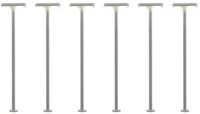 Viessmann Modelleisenbahn-Signal H0 6er-Set Bahnsteigleuchte 63646