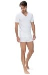 Mey Unterziehshirt Dry Cotton mit V-Ausshnitt und Halbarm