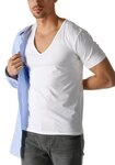 Mey Unterziehshirt Dry Cotton Functional Kurzarm, tiefem V-Ausschnitt, Single...