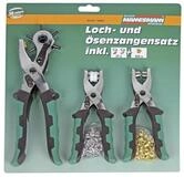 Br&uuml;der Mannesmann Werkzeuge Lochzange BR&scaron;DER MANNESMANN Loch- und &trade;senzangensatz,