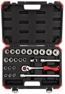 Gedore Red Steckschl&uuml;ssel Steckschl&uuml;ssel-Satz 1/2&Prime; 24-teilig 3300056