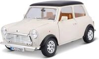 Bburago Modellauto Mini Cooper 1969 (grau), Ma&szlig;stab 1:16, detailliertes Modell