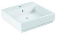Grohe Waschtisch Grohe Aufsatzwaschtisch Cube Keramik 50cm, 1 HL m &Uuml;L, R&uuml;cks...