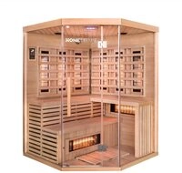 HOME DELUXE Infrarotkabine SAHARA XXL mit Vollspektrumstrahler, BxTxH: 150 x 150 x
