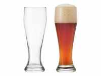 montana-Glas Gläser-Set :basic Weizenbierglas 2er Set 400 ml, Glas