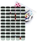 MamboCat Einmachglas 50er Set Sturzglas 230 ml Marmeladenglas To 82 schwarzer...