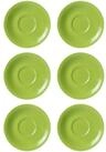 Ritzenhoff & Breker Untertasse Doppio Jumbountertassen &oslash; 17 cm 6er Set, (6 St)