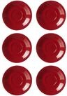 Ritzenhoff & Breker Untertasse Doppio Jumbountertassen &oslash; 17 cm 6er Set, (6 St)