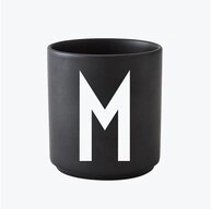 Becher Porzellanbecher Schwarz M, Porzellan