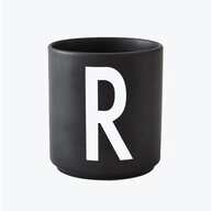 Design Letters Becher Porzellanbecher Schwarz R, Porzellan
