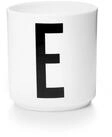 Design Letters Becher Porzellanbecher Wei&szlig; E, Porzellan