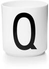 Design Letters Becher Porzellanbecher Wei&szlig; Q, Porzellan