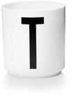 Design Letters Becher Porzellanbecher Wei&szlig; T, Porzellan