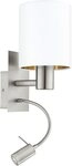EGLO Wandleuchte PASTERI Wandlampe - Stahl - E27,LED - 1X40W,1X3,8W - IP20,